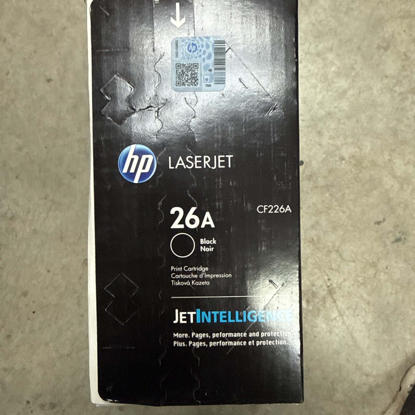 HP (CF226A) 26A Black LaserJet Toner Cartridge - SEALED