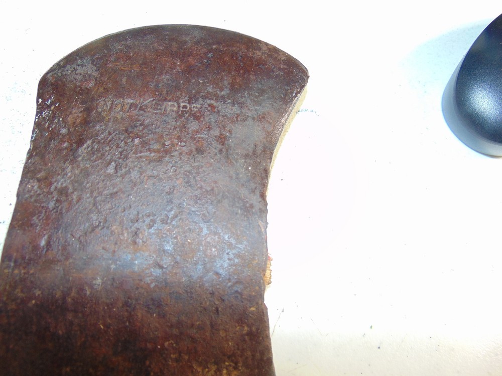 Very Old Double Edged Axe Head "Knot Klipper"