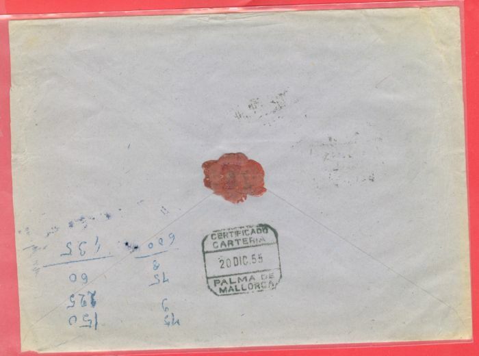 Spain 2 X 10c Wind Mill / Windmill used on cover