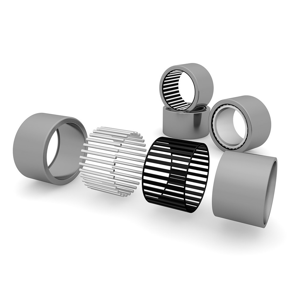 2pcs - B1412 Needle Roller Bearings 7/8"x1-1/8"x3/4" Full Complement Drawn Cup