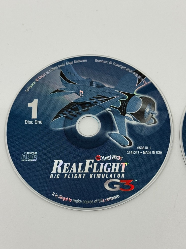 Great Planes RealFlight RC Flight Simulator G3 InterLink Plus - CIB -