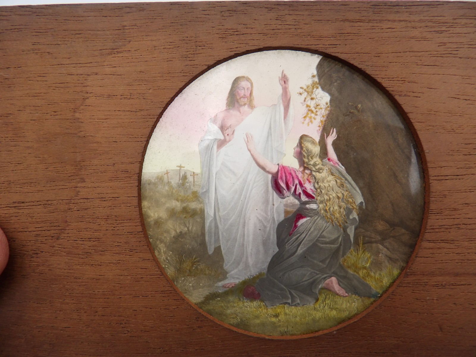 20 Magic Lantern 4x7 Wood Slides Christian Scenes