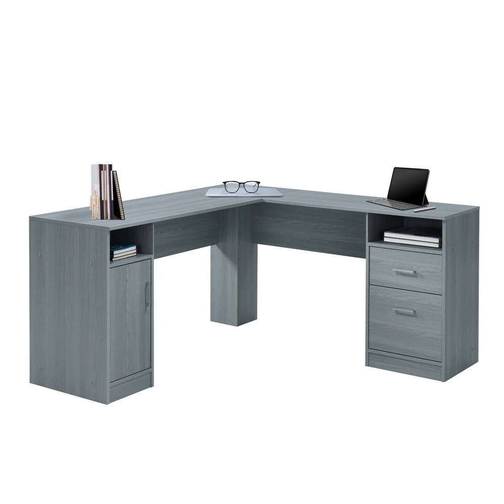 Techni Mobili Functional Computer Desk Computer Workstation w/ Multiple Storages