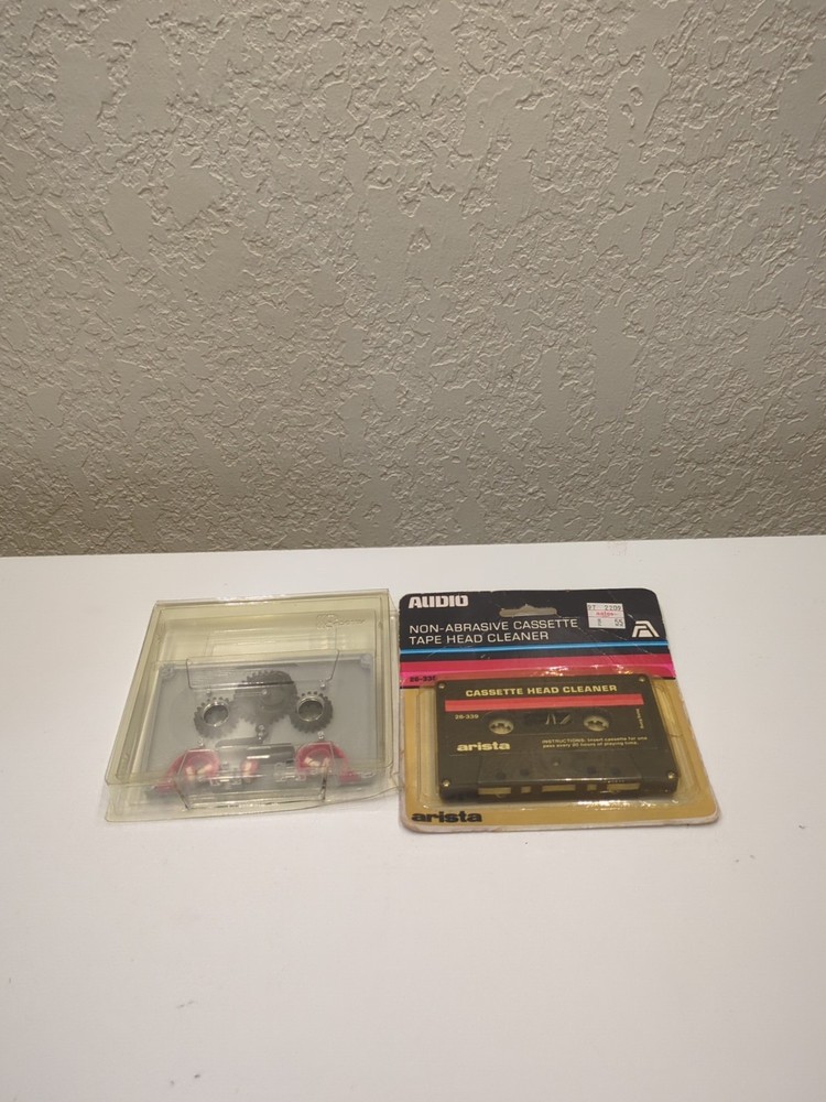 2 Cassette Tape Head Cleaner