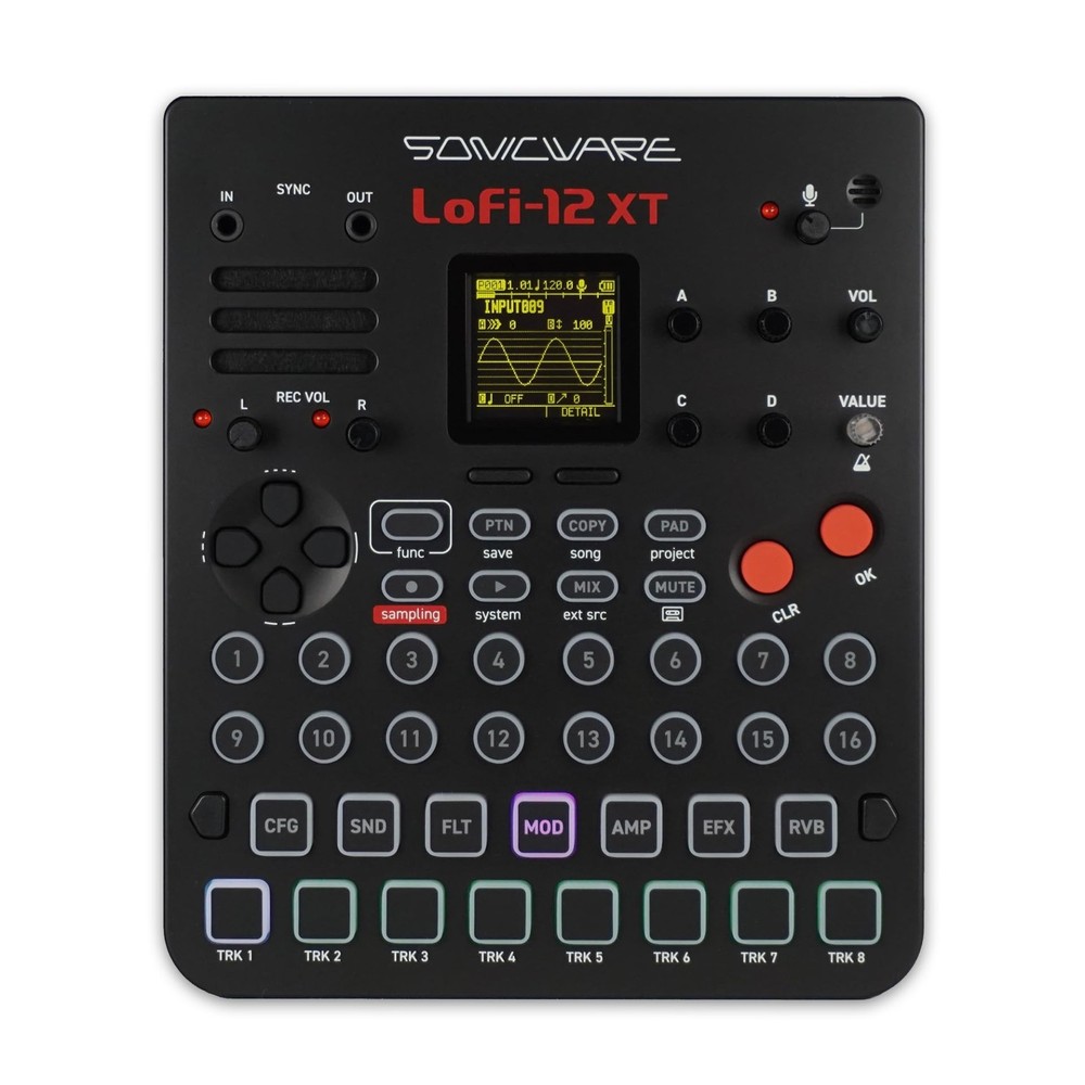 Sonicware Lofi-12 XT [Low-Resolution Digitizing Sampler] 12kHz/24kHz sampling +