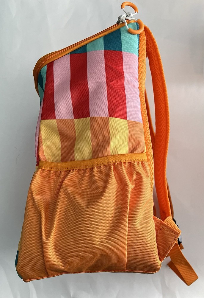 Sun Squad 20 Can Portable Backpack Cooler NWT Multicolor Easy Carry Extra Pocket