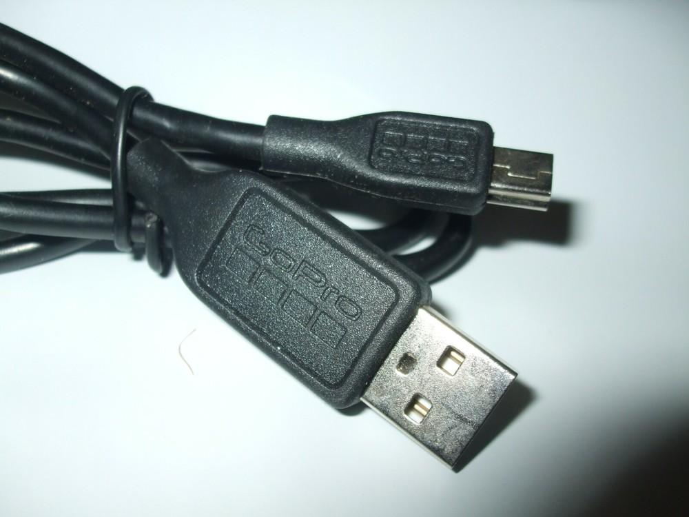 GoPro Connector Cable, USB Data/Power Cord, Authentic GoPro