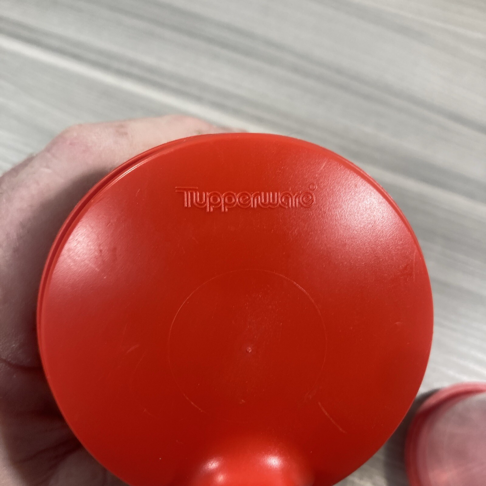 Tupperware Bell Tumbler w/ Sippy Lid 2 Midgets and Snack Cup in Red New!