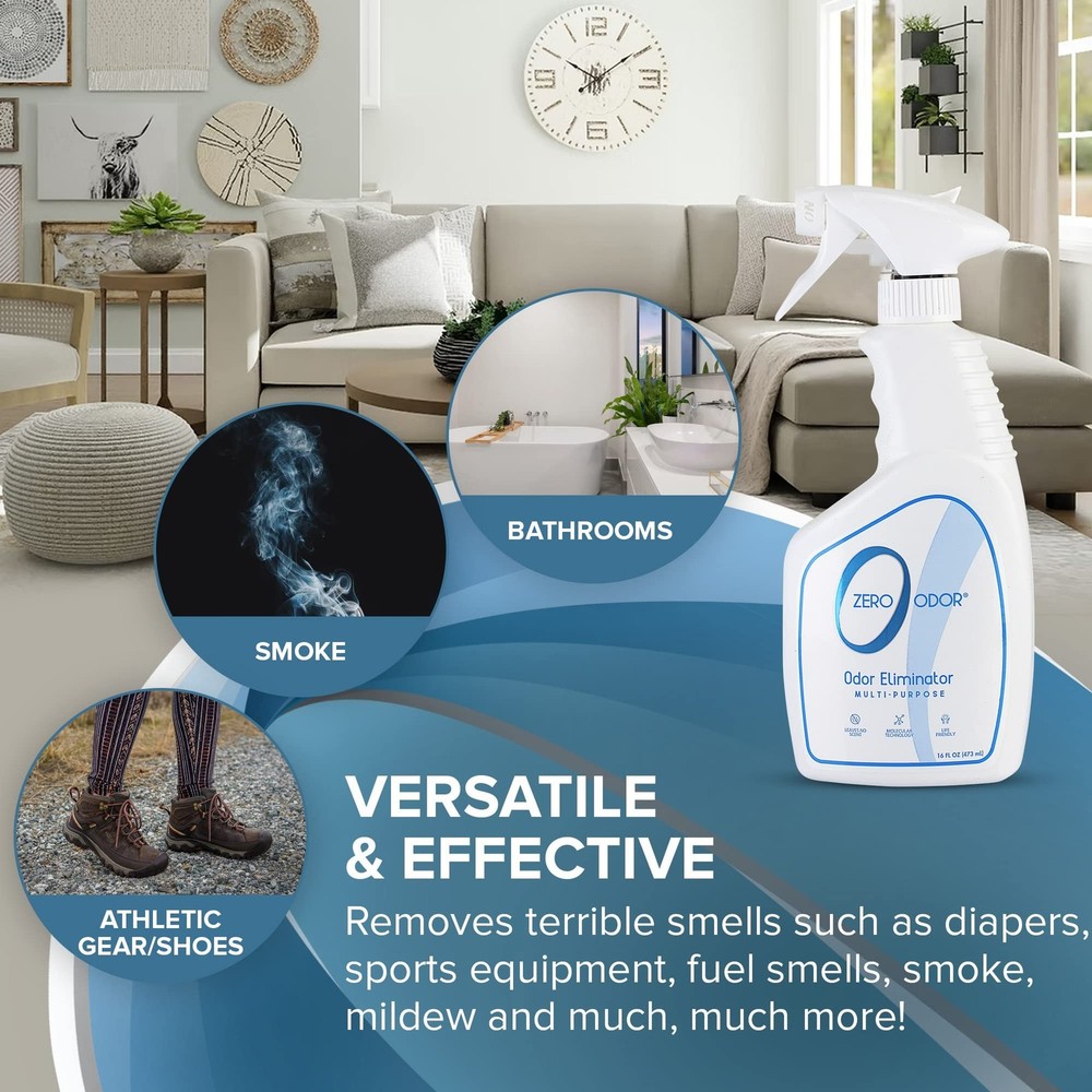 Zero Odor – Multi-Purpose Air & Surface Odor Eliminator 16oz-Household Odo