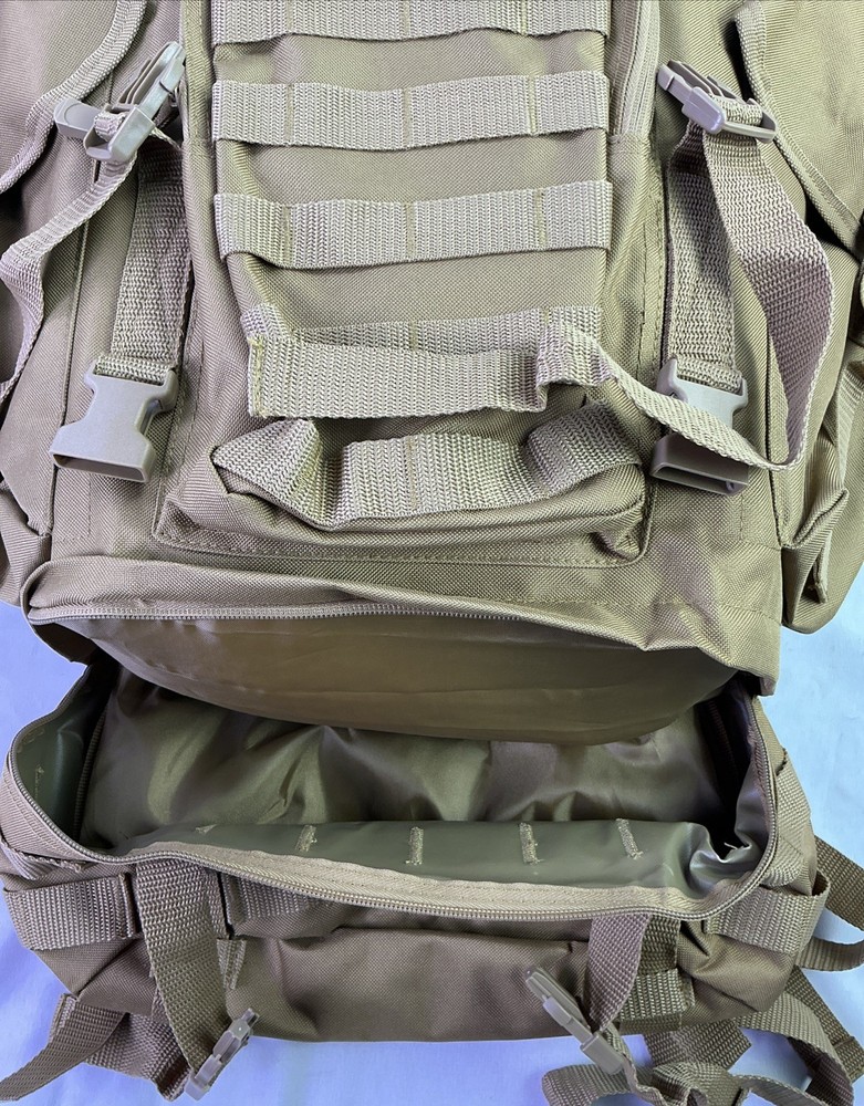Brandit Molle Pals Combat Backpack-Camel Brown-Size: 66L