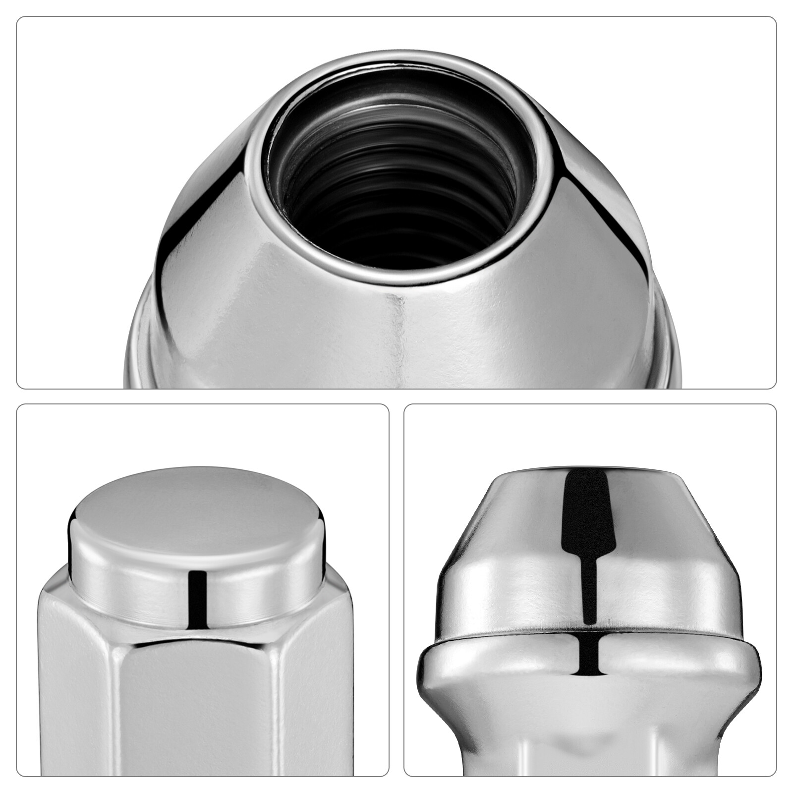 24pcs 14mx2 OEM Lug Nuts One-piece Factory for Ford F150 2000-2014 Expedition