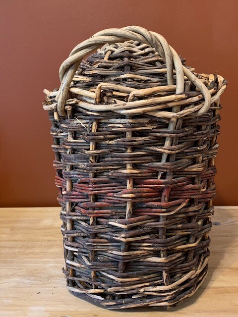 Vintage Wicker Demijohn