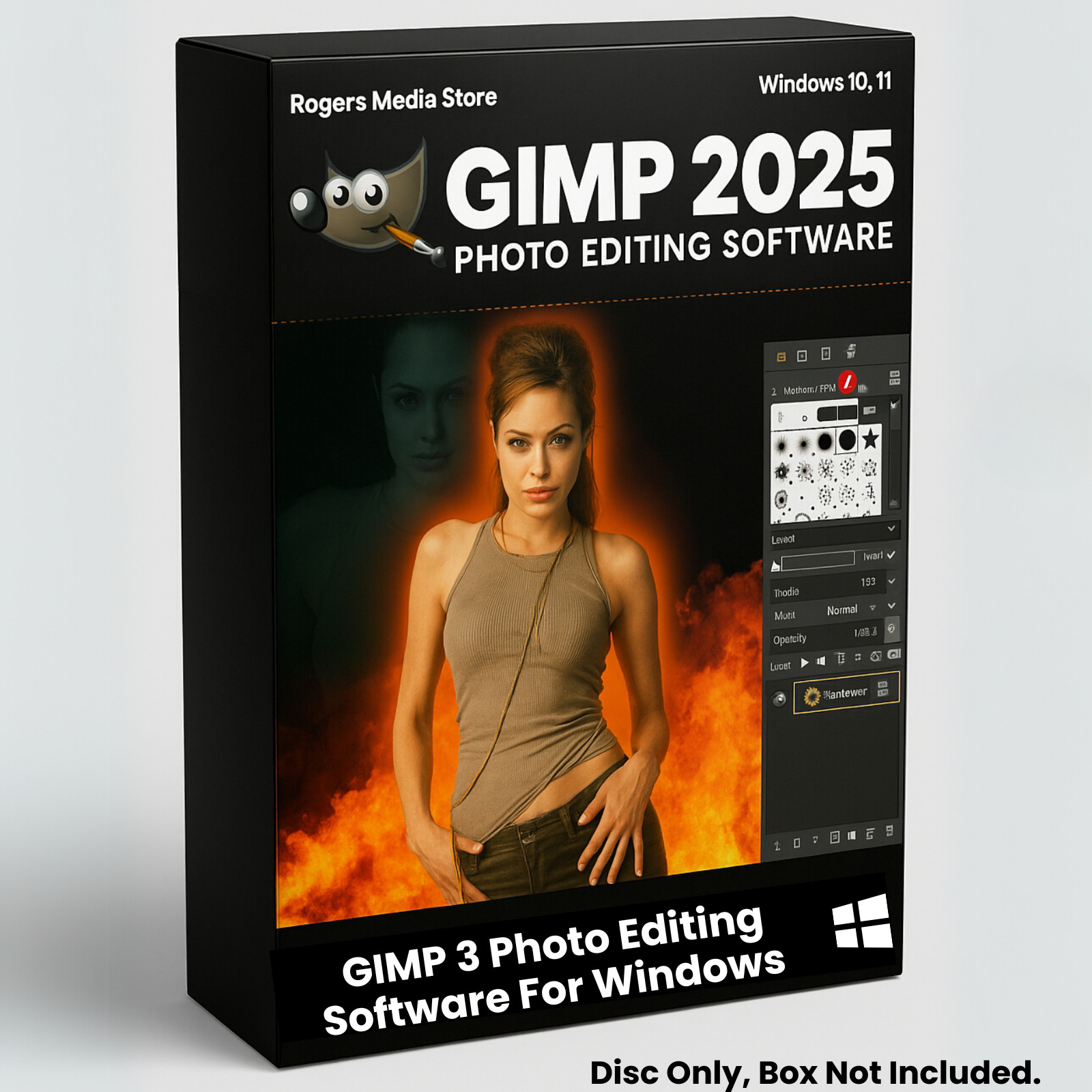 GIMP 3 (2025 Edition) Pro Graphic Design - Photo Editing Software Program on CD
