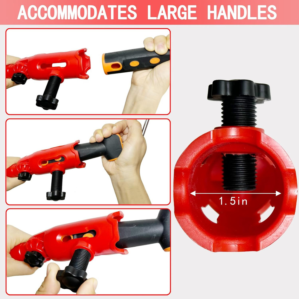 Multi-Angle Paint Brush Extender for High Ceiling,Extension Pole Attachment Hold