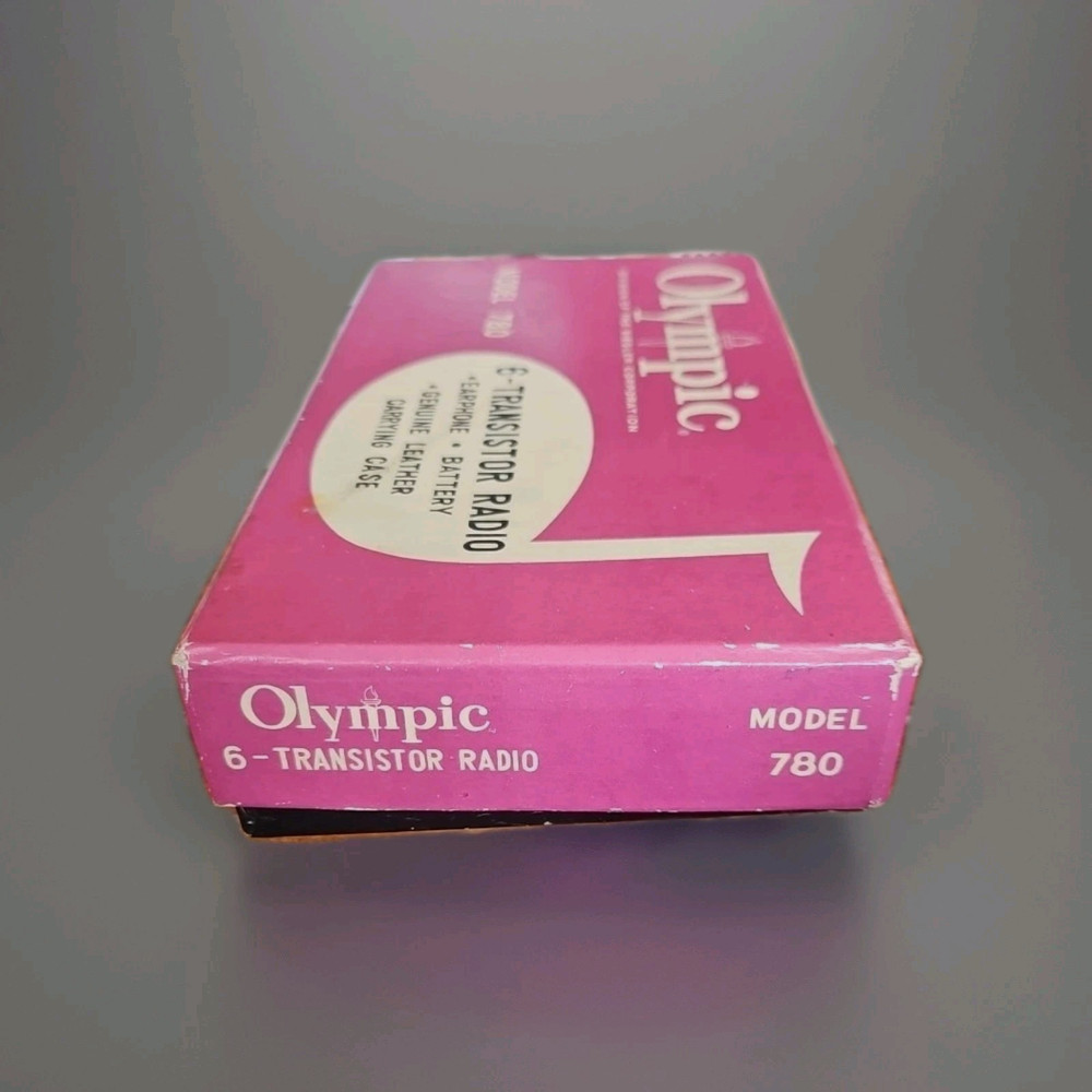 Olympic Model 780 Transistor Radio and Display Case