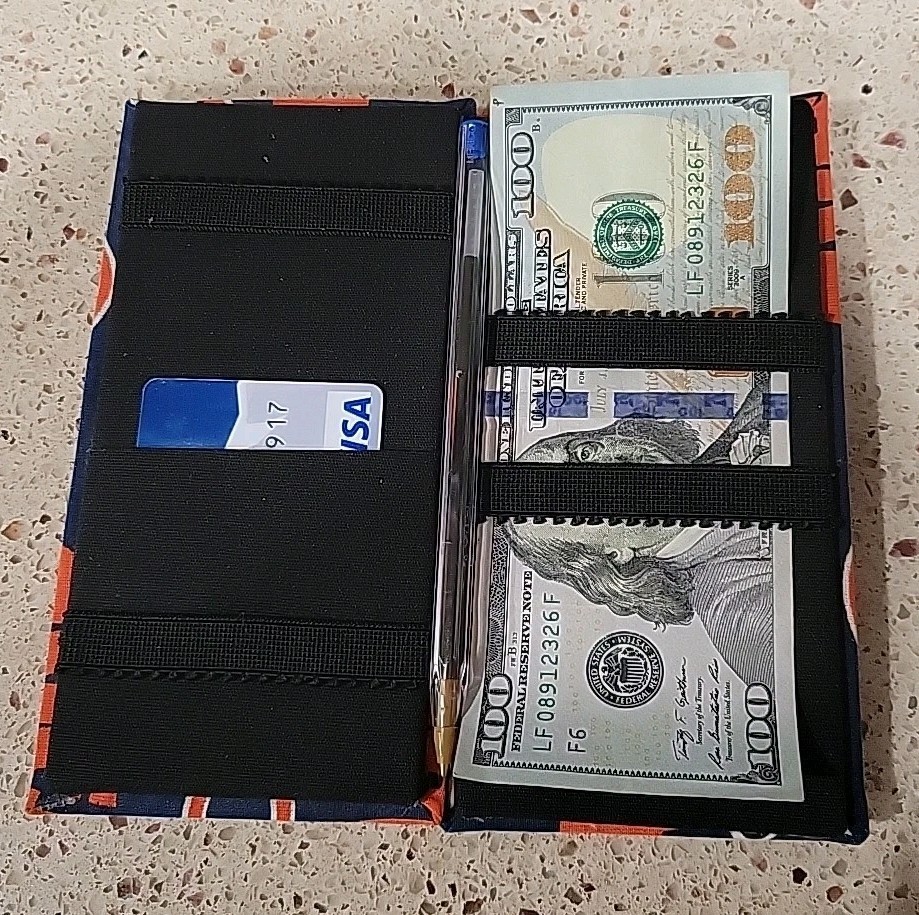 CHICAGO BEARS Food Server wallet bill money organizer
