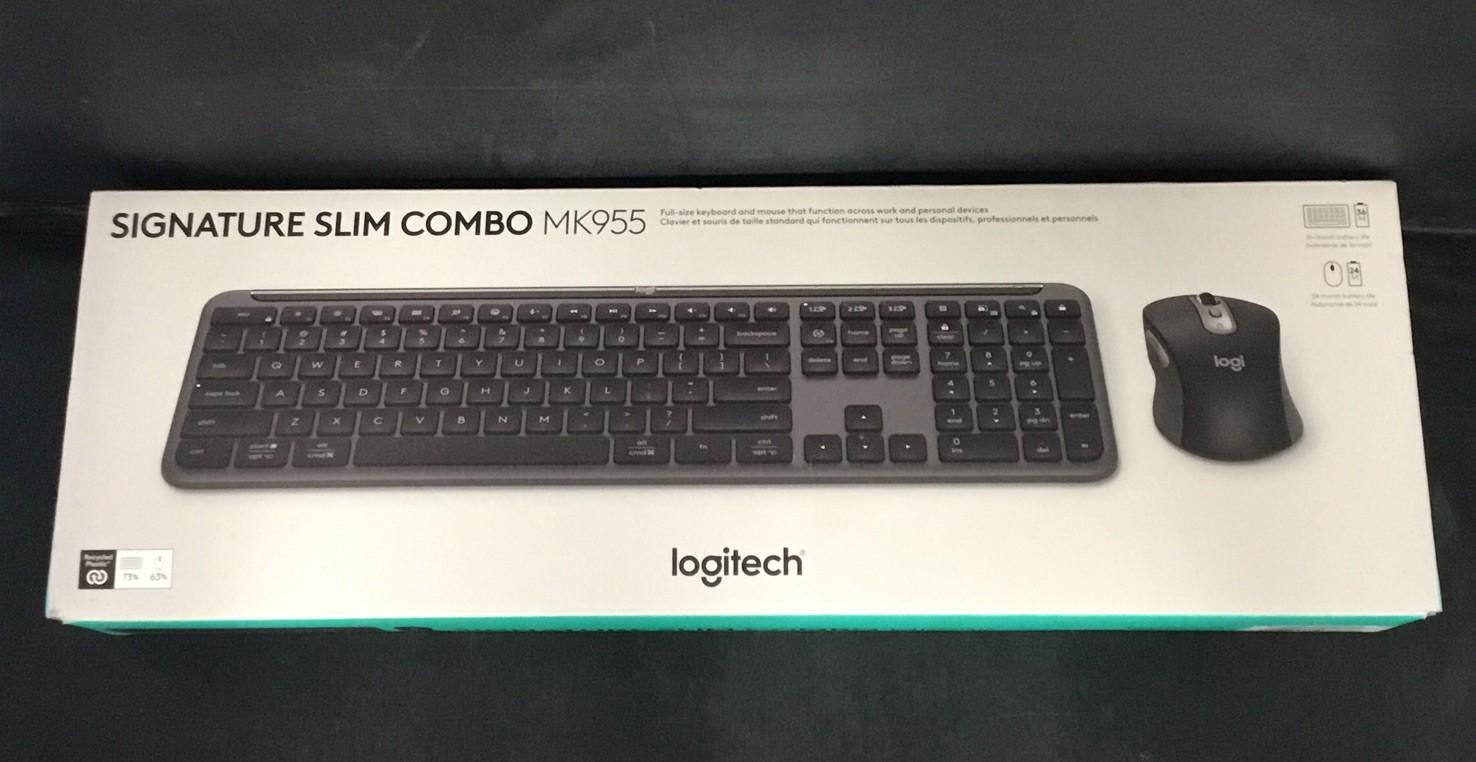 Logitech Signature Slim Combo MK955 Full Size Keyboard & Mouse (920-012425) NEW