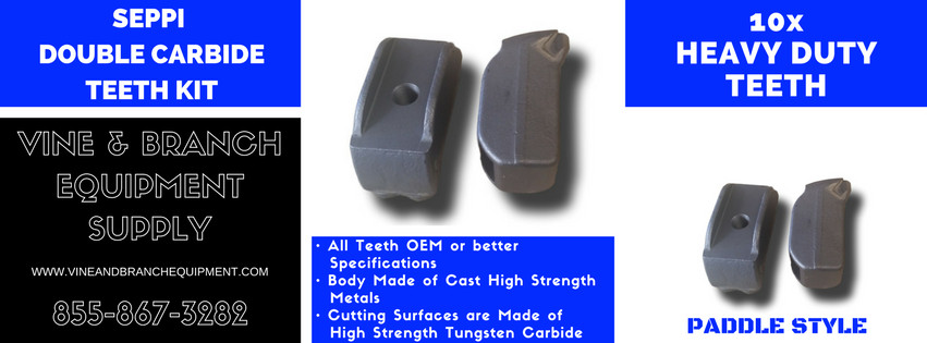1 x SEPPI DOUBLE CARBIDE TOOL KIT (10 Teeth)