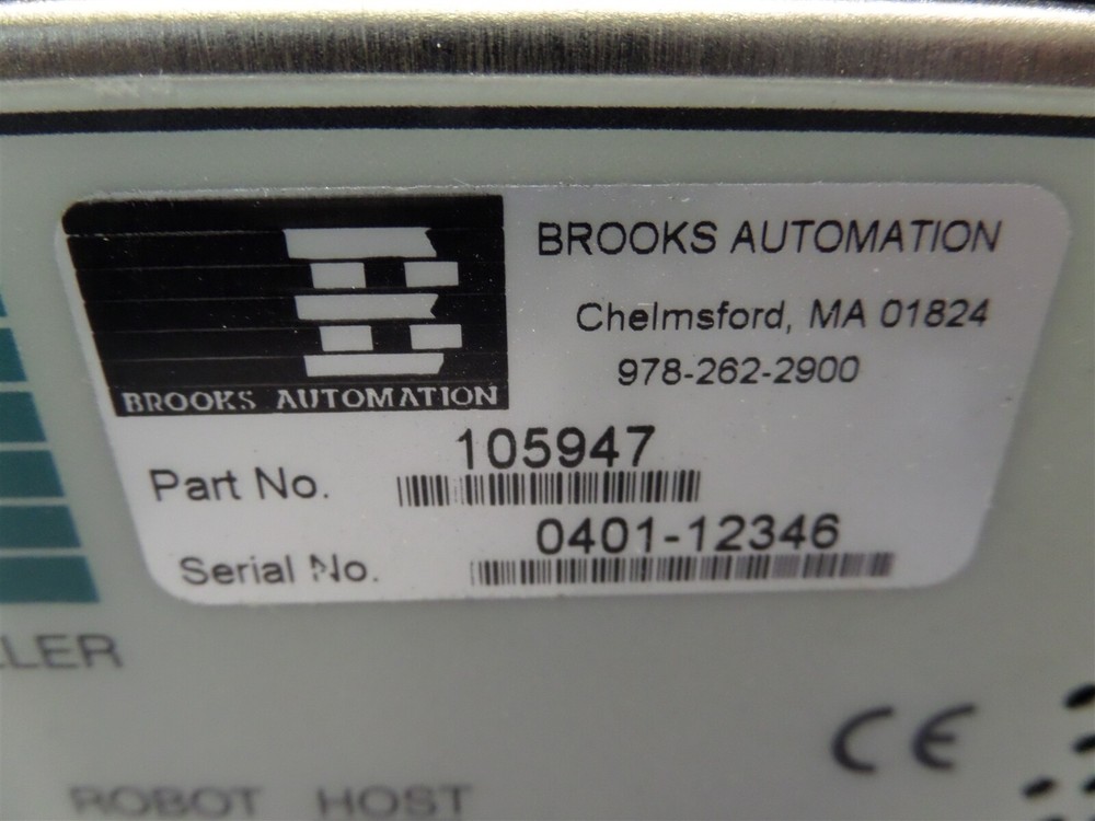 Brooks Automation 002-7391-08 Robot Wafer Alignment 105947 Robot Controller
