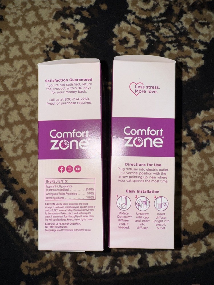 Comfort Zone Multicat Control Diffuser & Refill - 3pack Of Refills/ 4 Diffusers