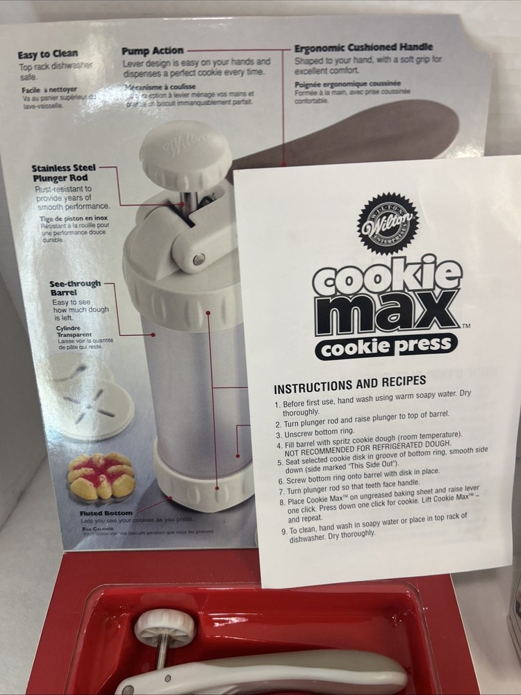 Wilton Cookie Max Cookie Press And Dessert Decorator Plus Read