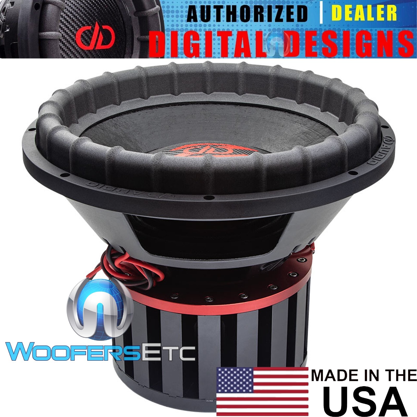 DD AUDIO CB-Z415 USA MADE 15" 18,000W DUAL 1-OHM CAR SUBWOOFER BASS SPEAKER NEW
