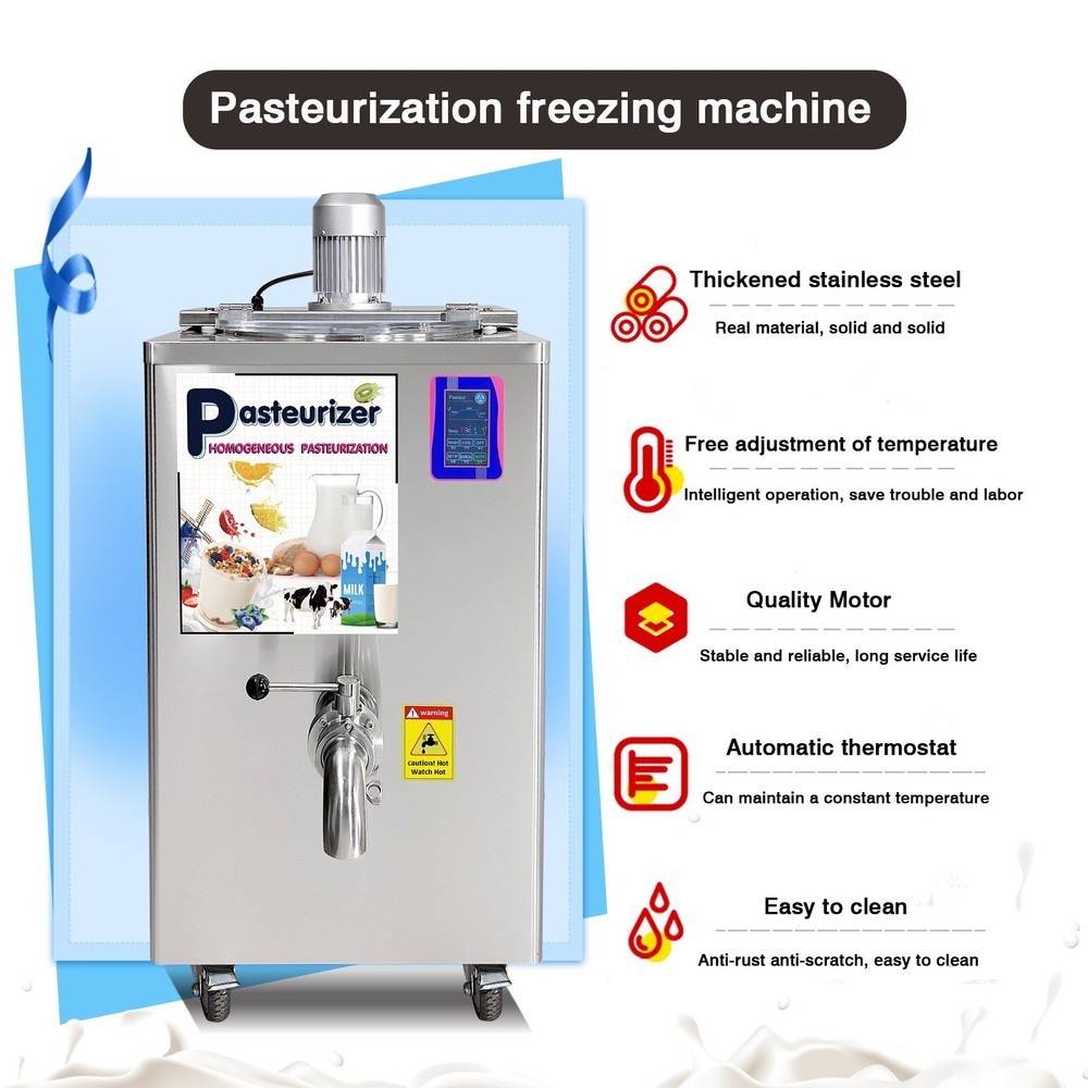 Kolice Commercial 36L Pasteurizer with Cooling Function, Blending Mixing