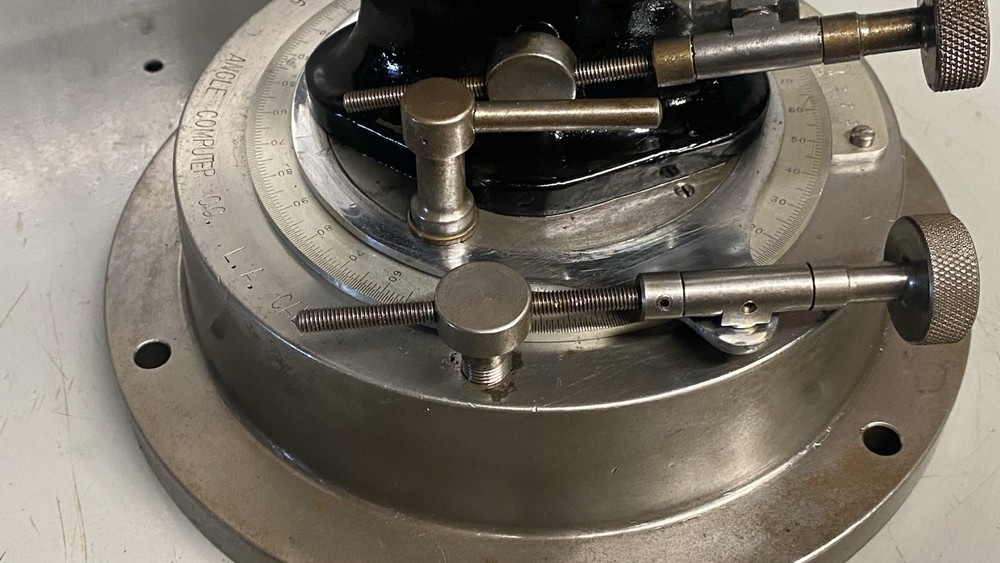 Vintage Angle Machinist Table Precision Machining Fixture Angle Computer Co.