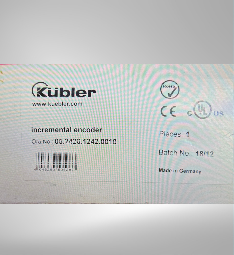 Kübler incremental encoder encoder Art: 05.2420.1242.0010 NEW & ORIGINAL PACKAGING