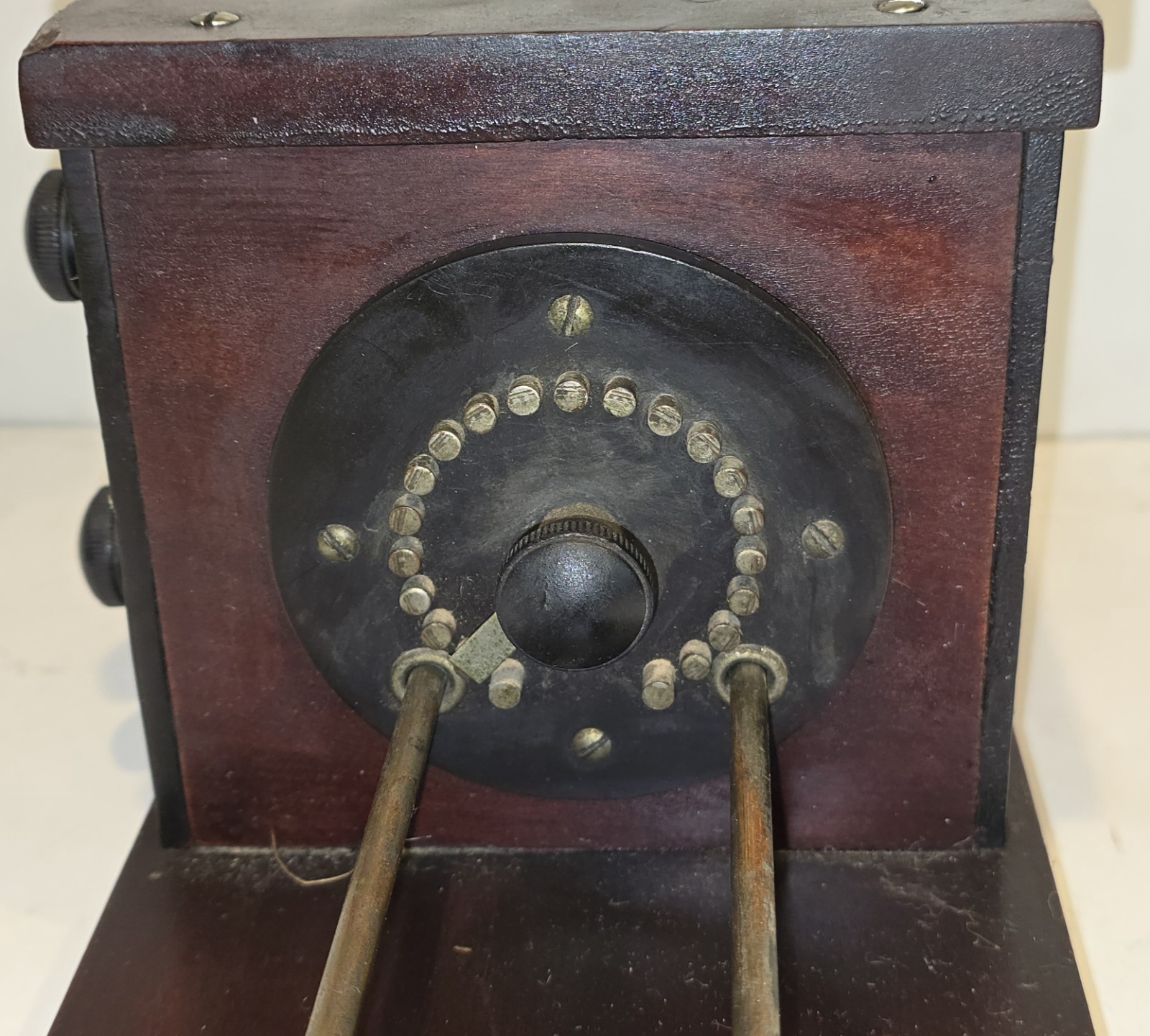 1917 DOUBLEDAY-HILL ELECTRIC NAVY TYPE LOOSE COUPLER RECEIVING TRANSFORMER