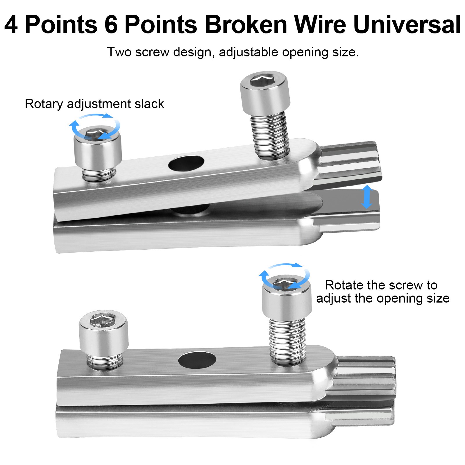 2PCS Broken Pipe Extractor Tool Set 1/2" 3/4" Broken Faucet & Screw Remover Kit