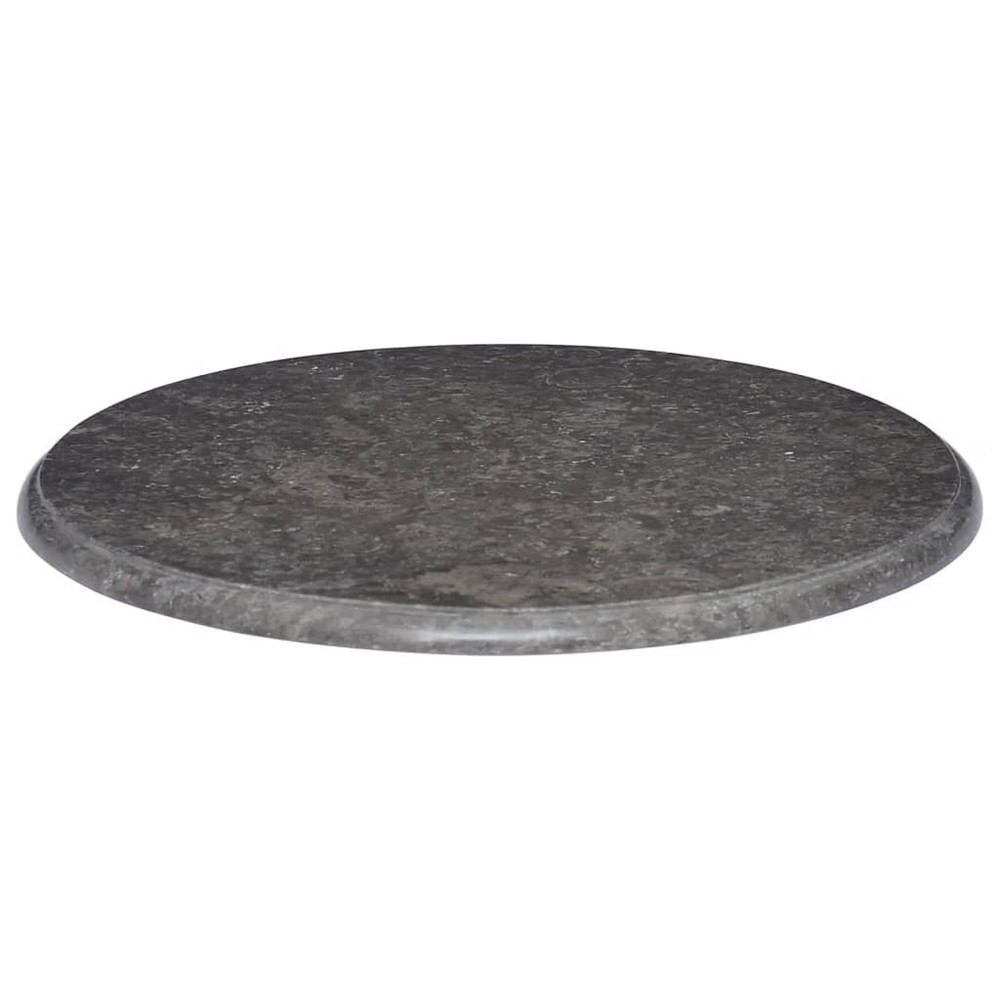 Table Top Black Ø23.6"x1" Marble