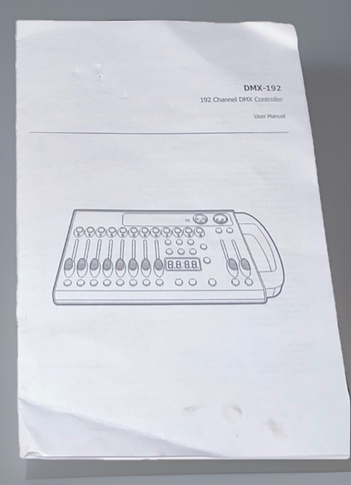 192 Channel DMX Mini Lighting Controller – 192DMX-MINI