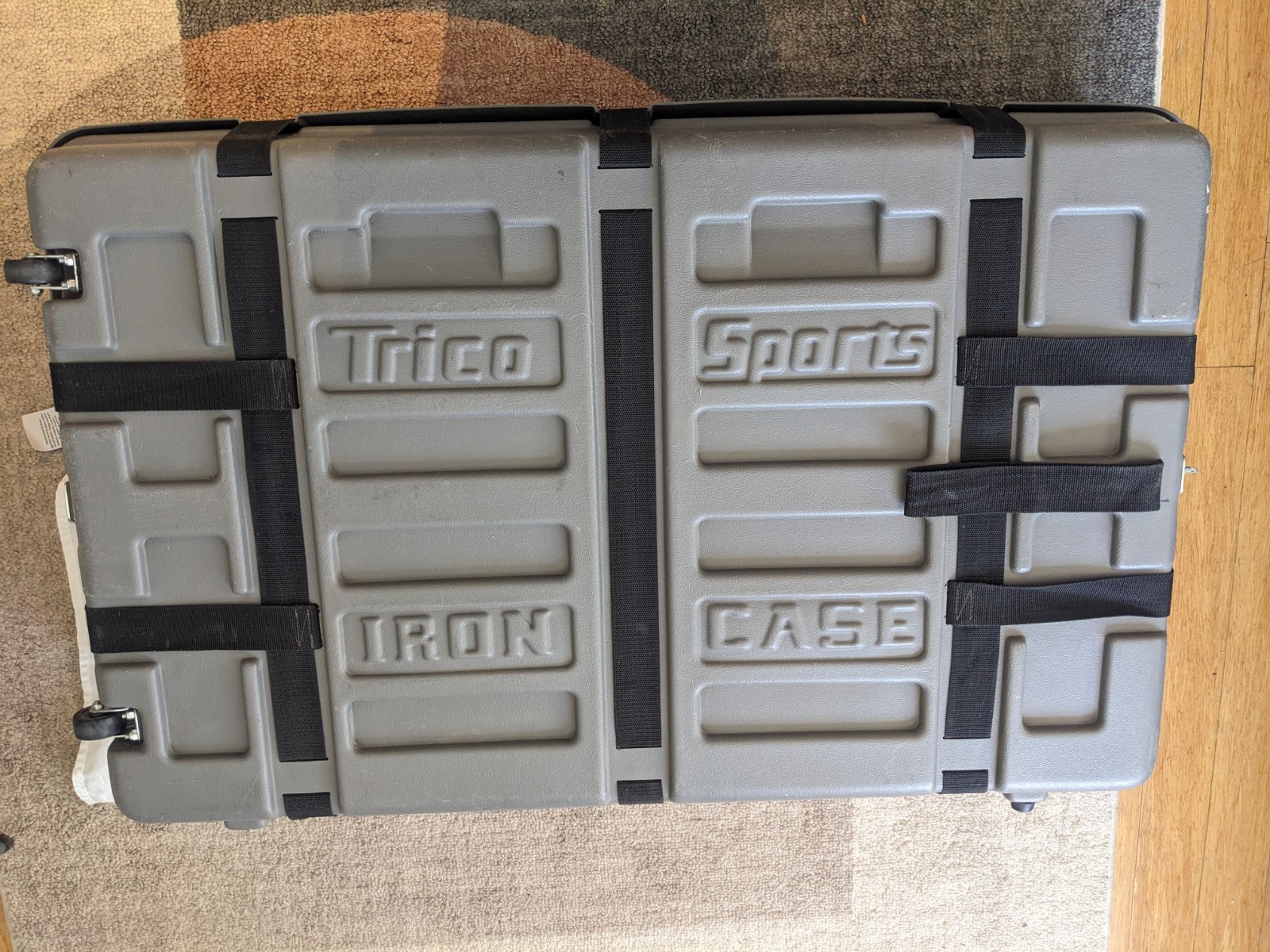 Trico Iron Case Bike Transport/ Travel Case w/ 3 sheets of foam - Pre owned