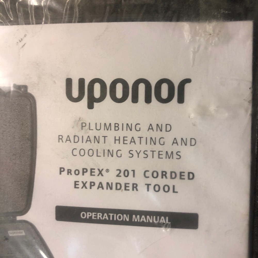 1 Used Uponor ProPEX 201 Corded Expander Tool 2” Pipe Expander Pex Expander
