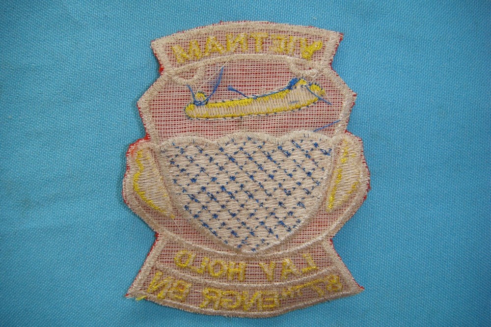 VIETNAM WAR PATCH, US 87th ENGINEER BATTALION LAY HOLD