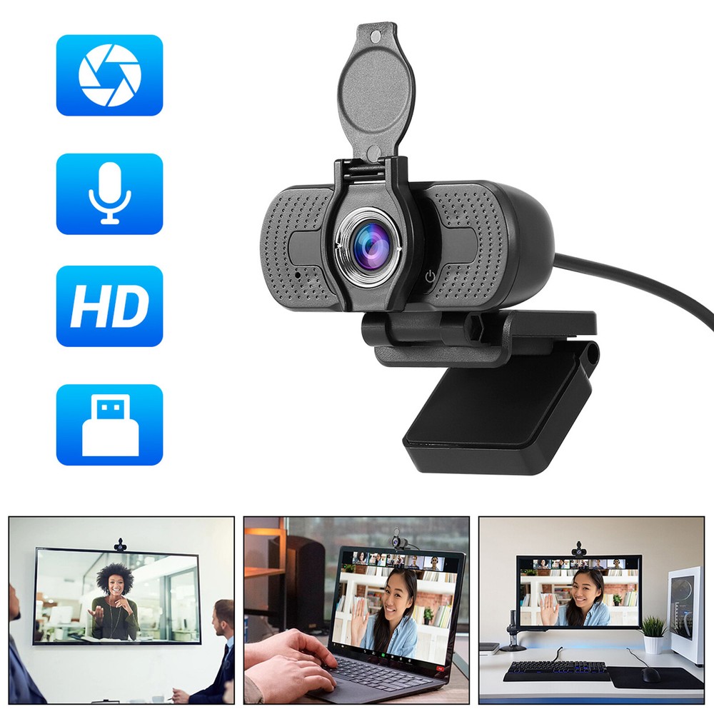 USB Webcams 1080P Full HD Web Camera for PC Desktop & Laptop with Microphone US