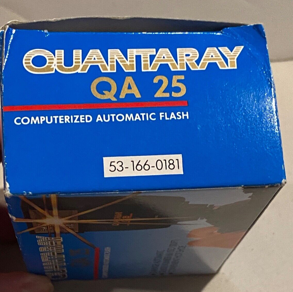 Quantaray QA 25 Computerized Automatic Flash Unit in Box