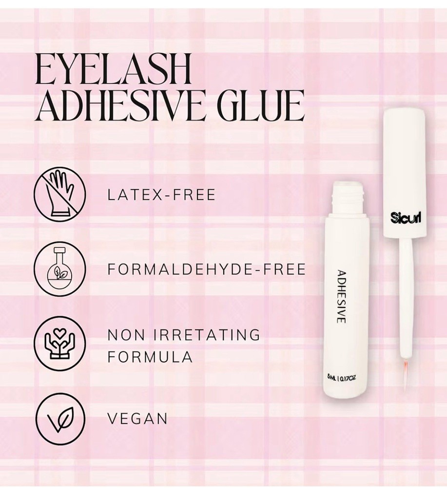 2 Sicurl Lash Bond, lash cluster glue, quick dry, long lasting