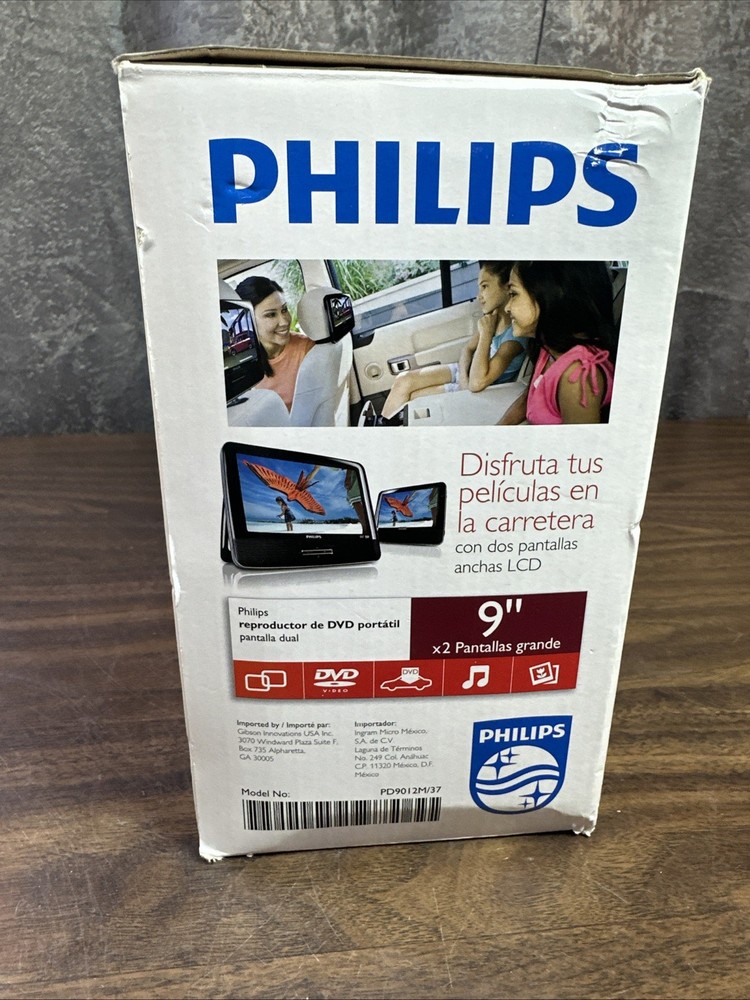 Philips PD9012M/37 9" LCD Portable DVD Player, Does Not Include Second Screen