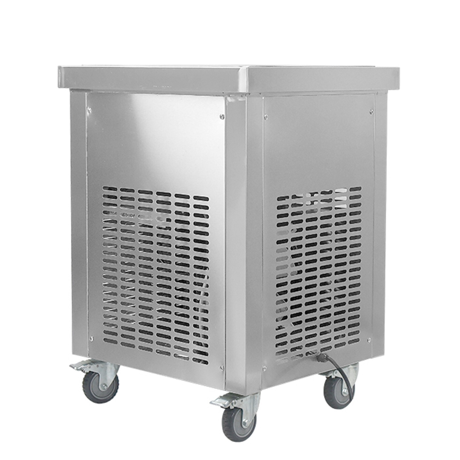 Commercial ETL 21''x21" square pan roll ice cream machine fried ice cream maker