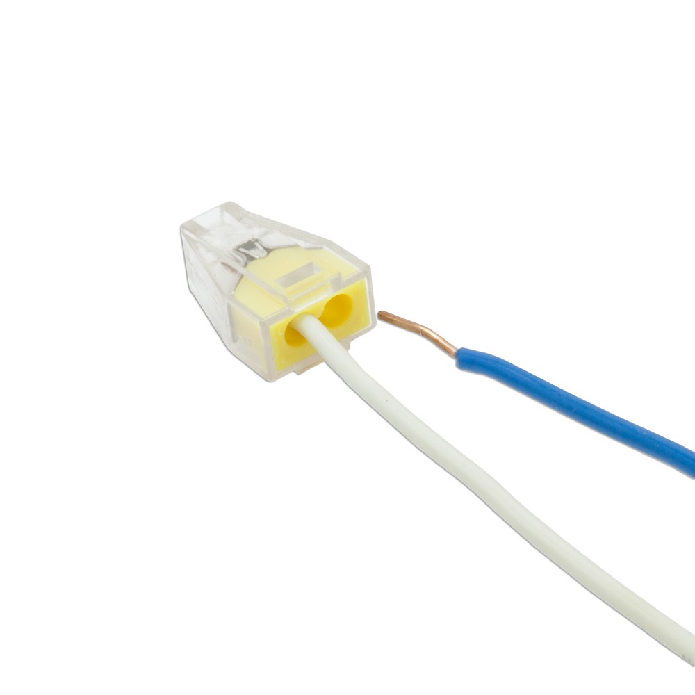Terminal Block 2 Pole Wire Wago 25x Push Wire Electrical Cable Connector Clip