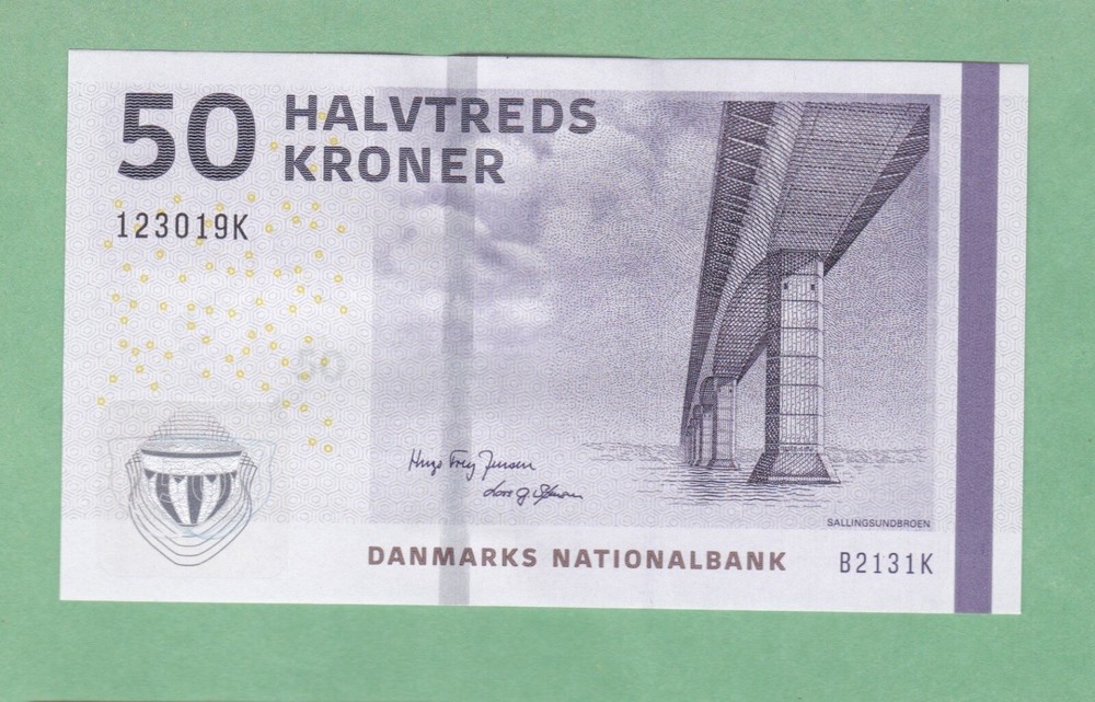 Denmark  50 Kroner    2009   Note P-65   UNCIRCULATED