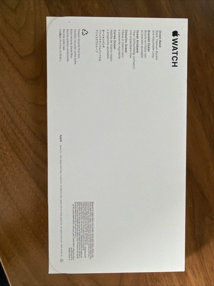 Apple Watch Ultra 2 Box 49MM Original Packaging (EMPTY BOX ONLY)