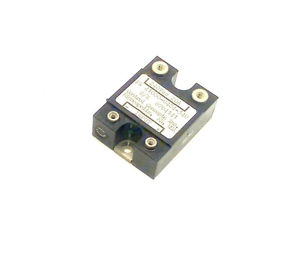 Control Concepts  41000-0424-340  Solid State Relay 20 Amp 240 VAC