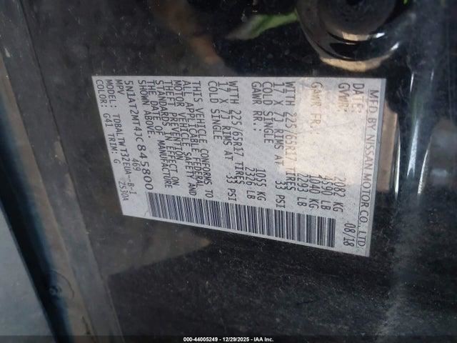 Shifter ROGUE 2018 Transmission Shift 5589346