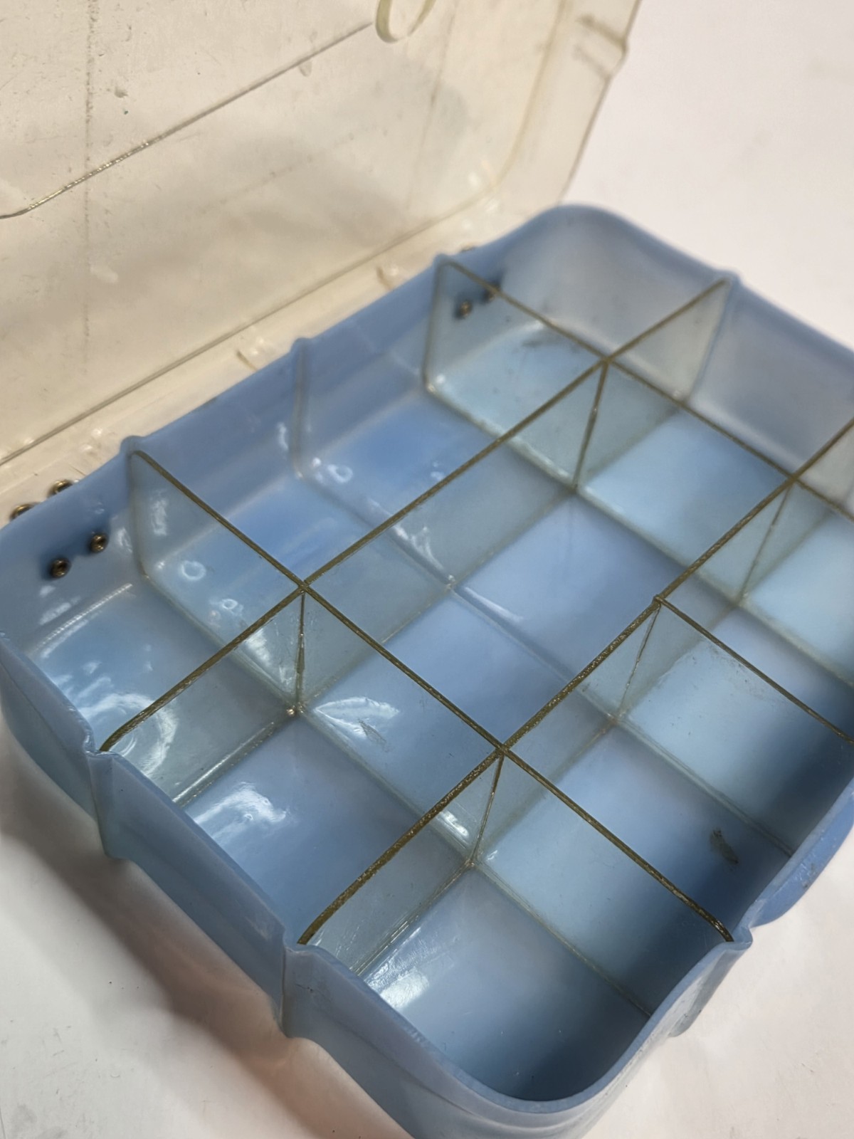 Vintage Orvis Bill Dewitt Plastic Multi Tray Fly Box Fly Fishing