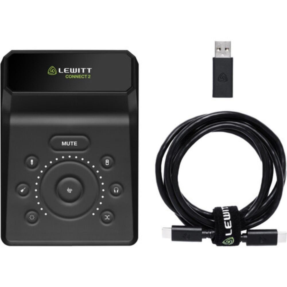 Lewitt CONNECT 2 USB-C Audio Interface Bundle with Polsen HPC-A30