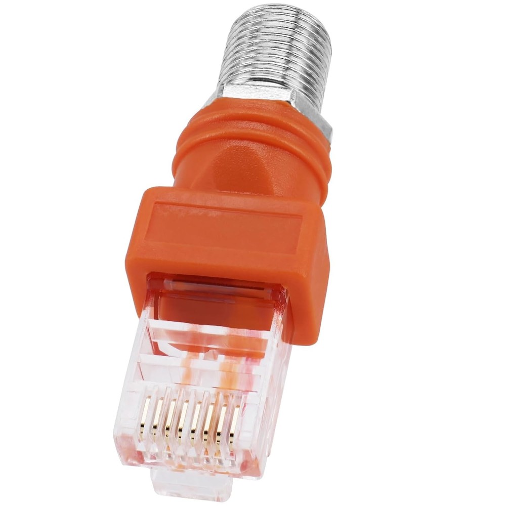 RF to RJ45 Converter Adapter 2 Pack Coaxial