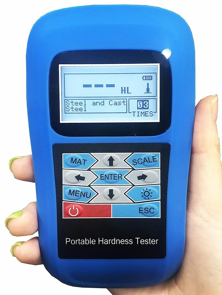 Leeb Hardness Tester with D Type Impact Device Max Memory 500 Groups Data